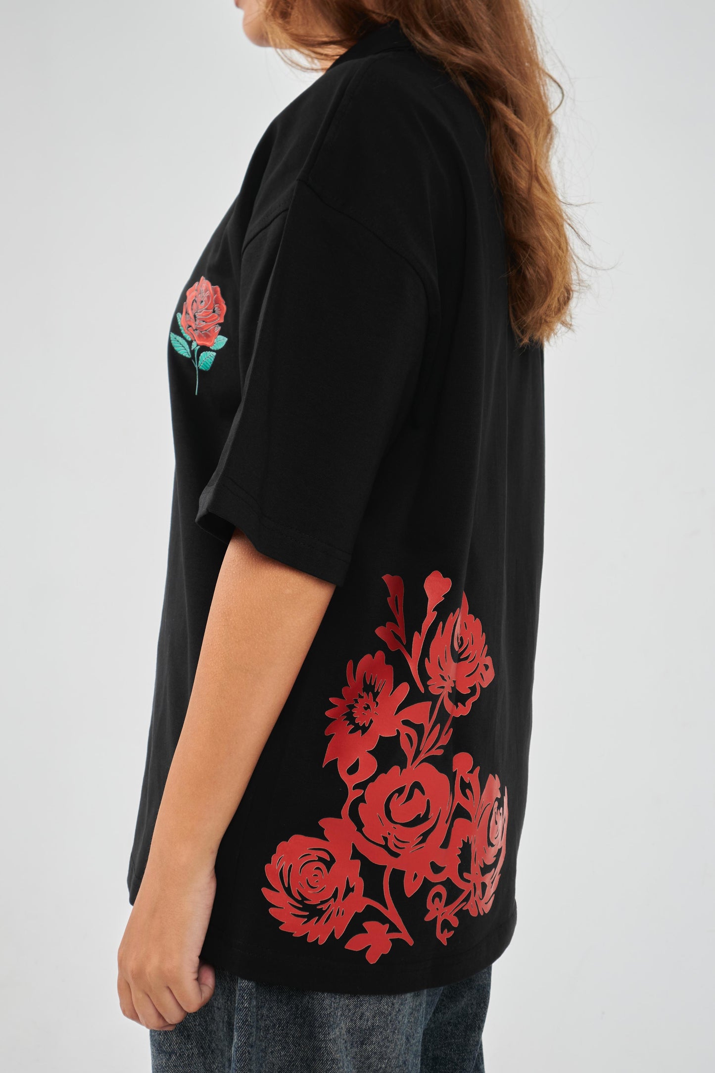 Black Rose Polo T-Shirt