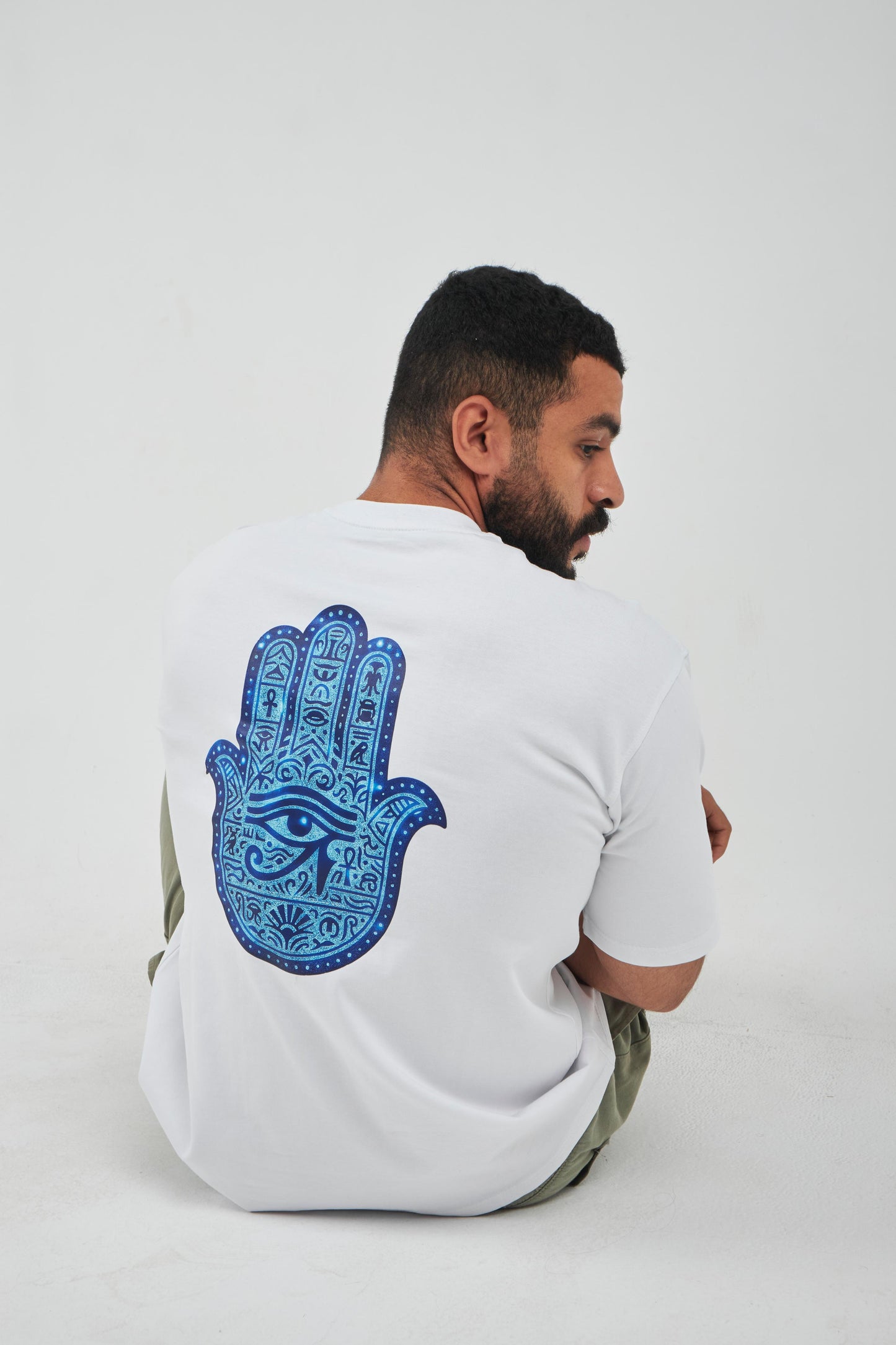 Mystic Hamsa Oversized T-Shirt