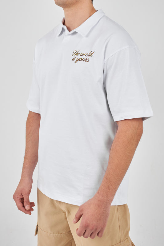 White Polo T-Shirt